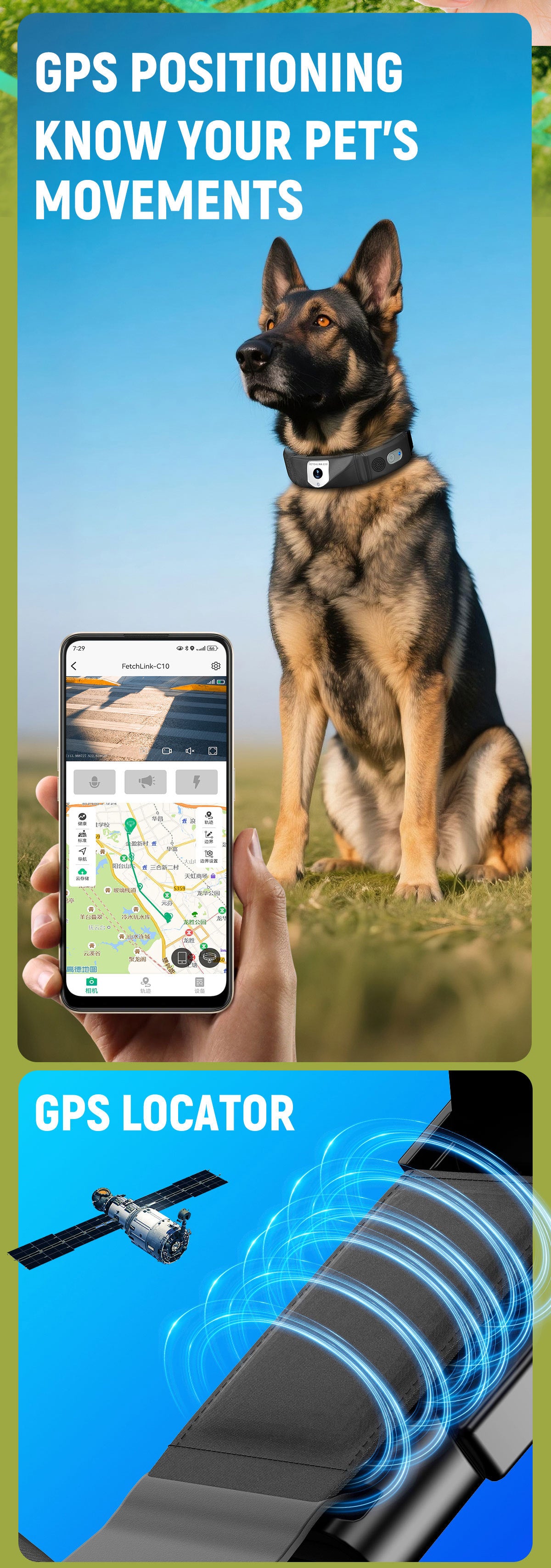 C10 Smart Pet Collar – Health & Activity Tracker - FurTrend