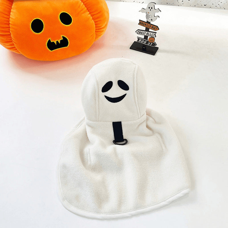 Cute Halloween Pet Cloak – Pumpkin, Ghost & Bat Costume for Dogs & Cats - FurTrend