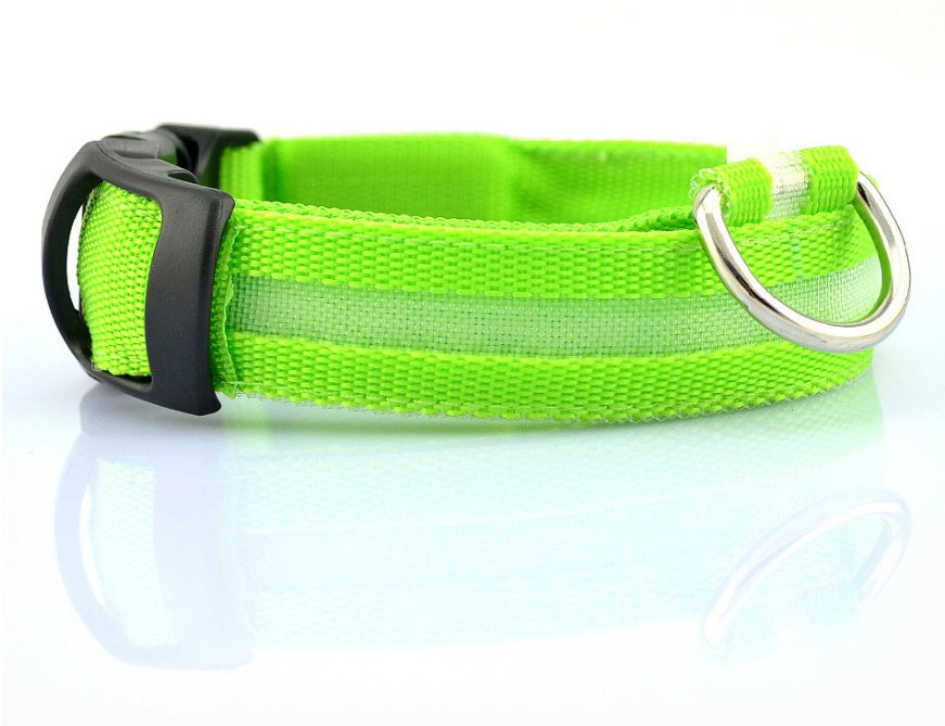Glow LED Dog Leash – Night Safety Collar - FurTrend