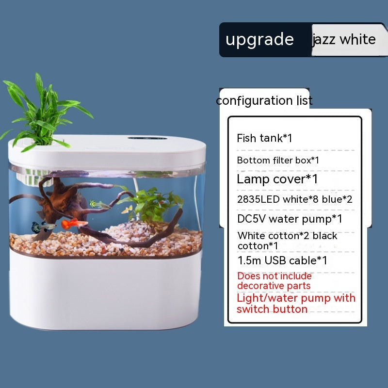 Mini Self-Circulating Desktop Aquarium Fish Tank - FurTrend