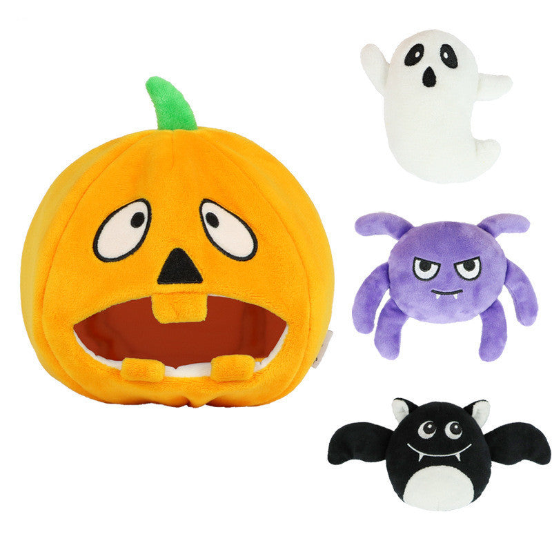 Halloween Voice Toy Set – Pumpkin, Bat, Ghost, Spider - FurTrend