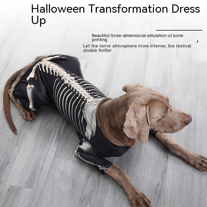Skeleton Pet Costume – Spooky, Stylish & Comfy - FurTrend