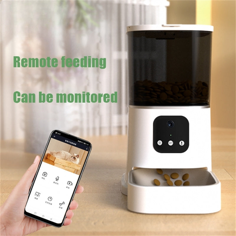Smart WiFi Pet Feeder with App & Voice Control - FurTrend