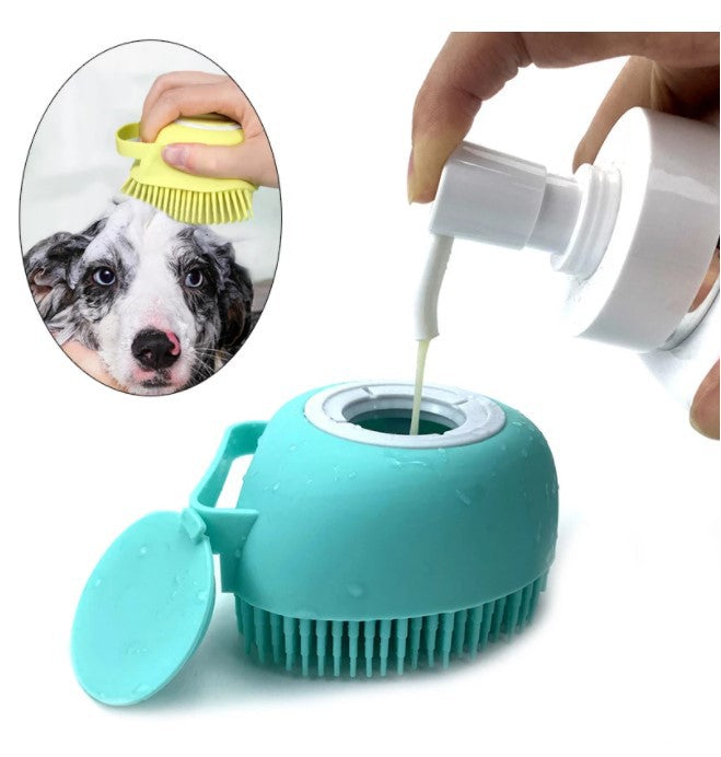 Pet Grooming & Bath Cleaning Silicone Brush