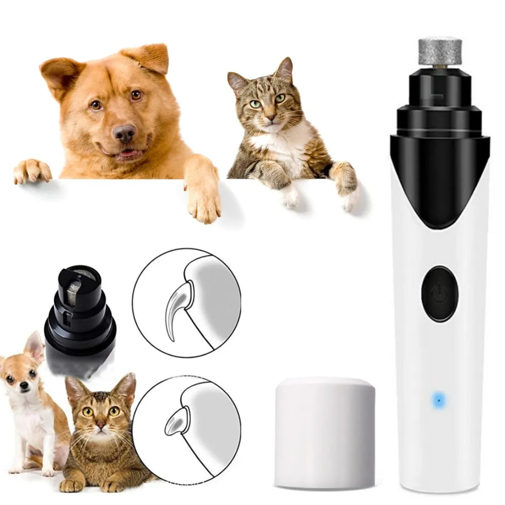 2-in-1 Electric Pet Nail Trimmer & Sharpener for Pet - FurTrend