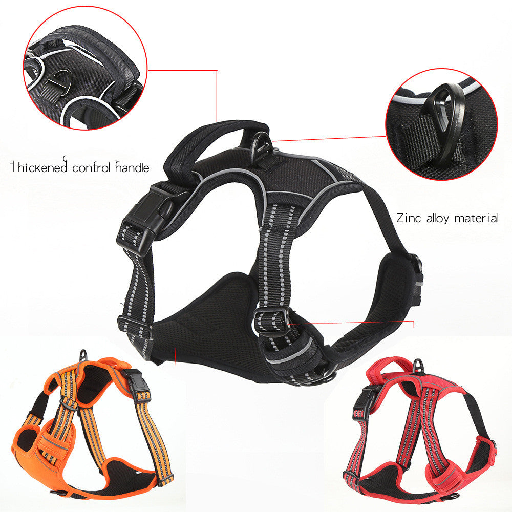 No Pull Reflective Harness for Dogs – Breathable Design - FurTrend