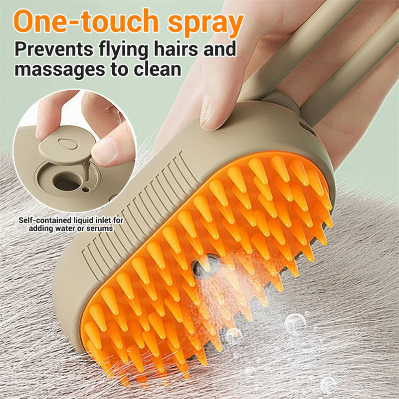 Electric Steam Brush for Cats and Dogs - FurTrend