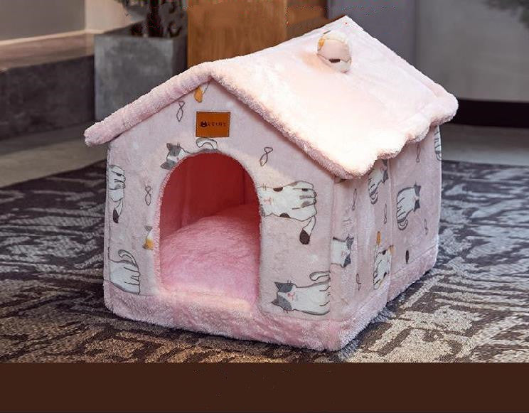 Portable Dog Kennel Cat House – Cozy Nest - FurTrend