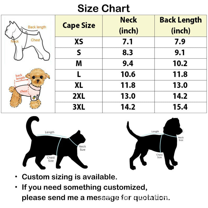 Pet Halloween Vampire Cloak Windbreaker Costume - FurTrend