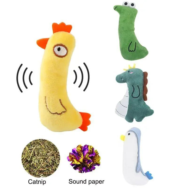 Soft Catnip Toys for Kitten Teething Relief - FurTrend