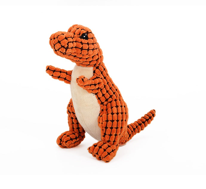 Plush Dinosaur Dog Toys with Squeakers - FurTrend