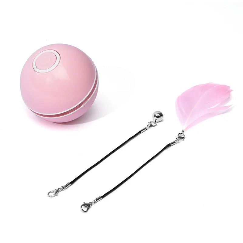 LED Laser Electronic Rolling Pet Funny Cat Toy Ball - FurTrend