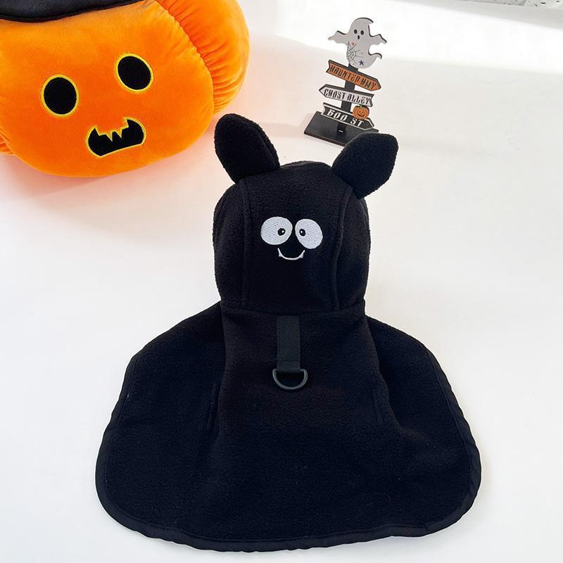Cute Halloween Pet Cloak – Pumpkin, Ghost & Bat Costume for Dogs & Cats - FurTrend