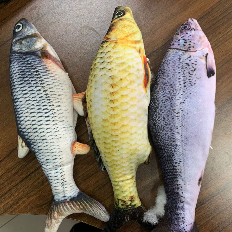 Cat-Friendly Electric Jumping Fish Simulation Toy