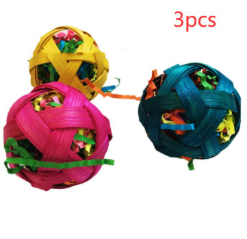 Woven Bamboo Ball Toy for Birds & Small Pets - FurTrend