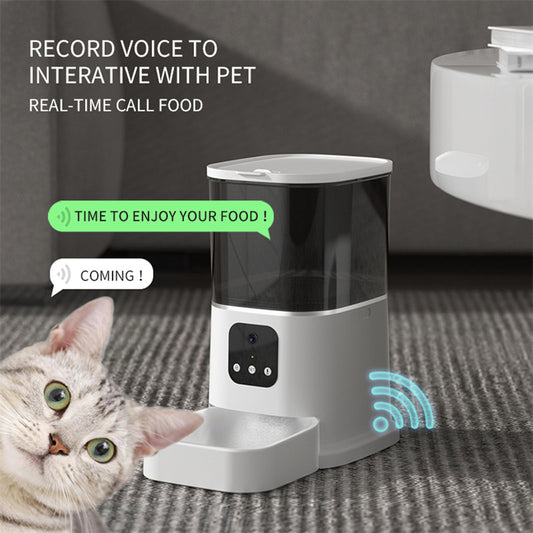 Smart WiFi Pet Feeder with App & Voice Control - FurTrend