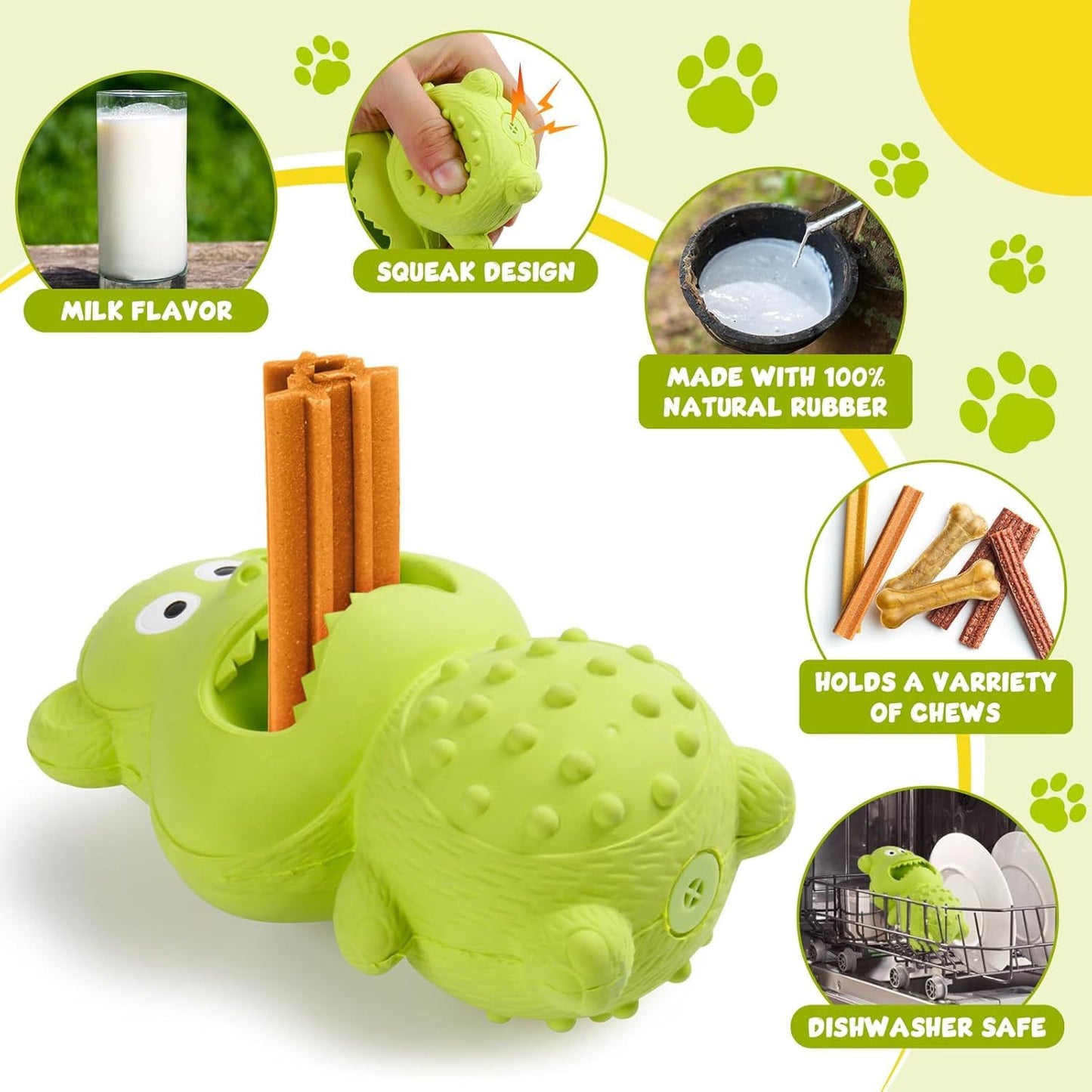 Natural Rubber Dog Toys – Chewers Approved - FurTrend
