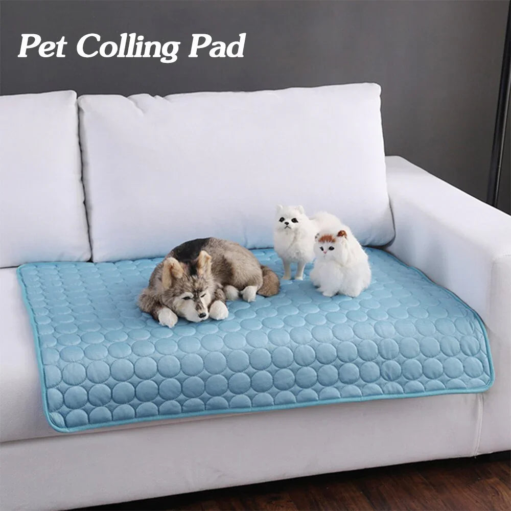 Pet Dog Cat Ice Silk Cold Nest Pad For Cooling In Summer - FurTrend