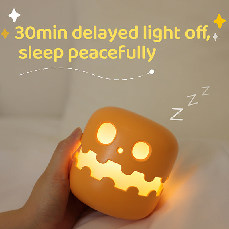 Funny Pumpkin Lamp Halloween Bedroom Decoration Light