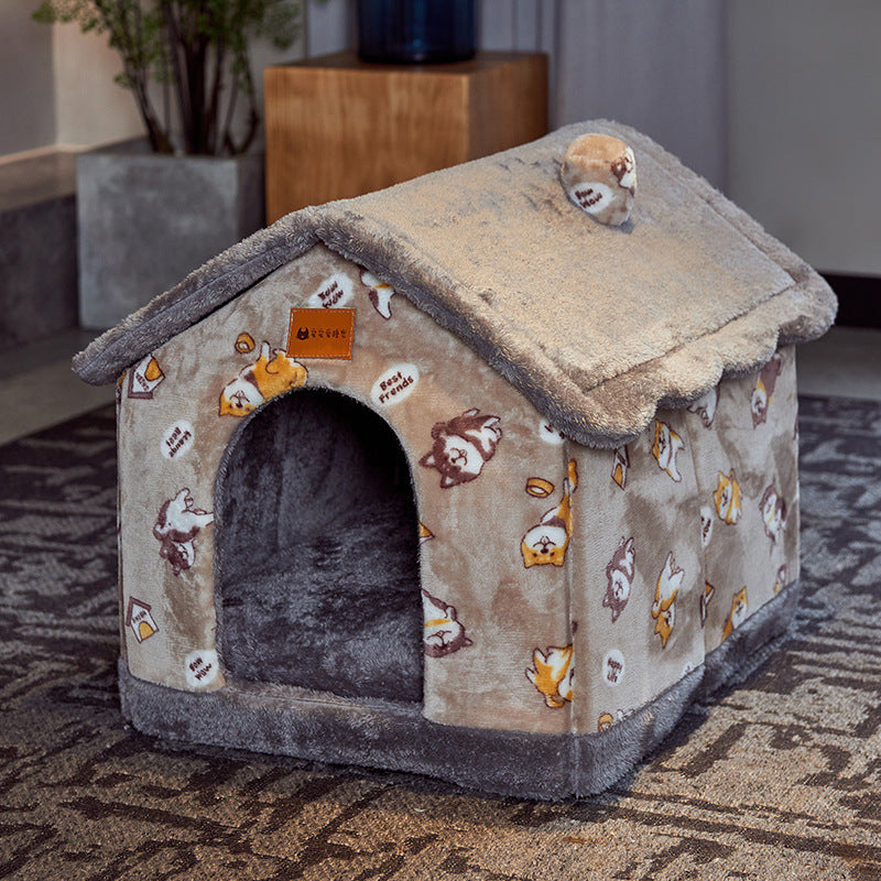 Portable Dog Kennel Cat House – Cozy Nest - FurTrend
