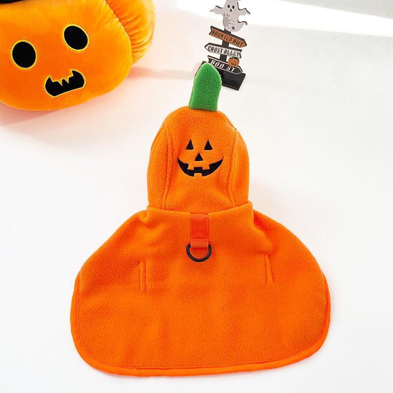 Cute Halloween Pet Cloak – Pumpkin, Ghost & Bat Costume for Dogs & Cats - FurTrend