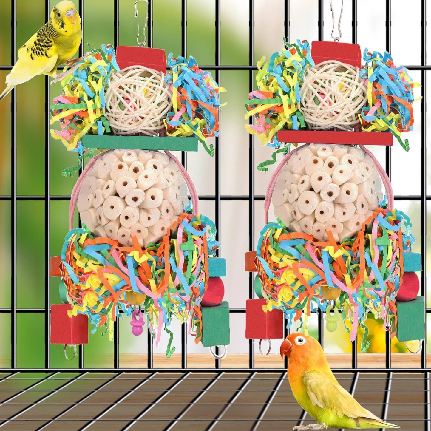 Wooden Bird Cage Accessories for Parrots - FurTrend