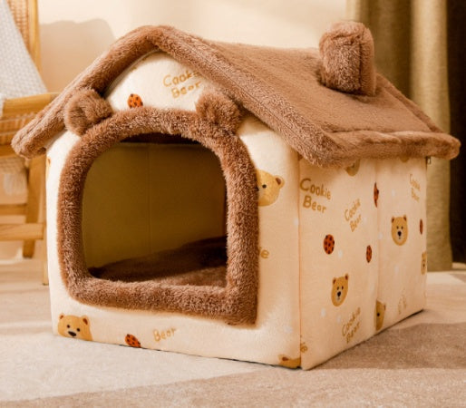 Portable Dog Kennel Cat House – Cozy Nest - FurTrend