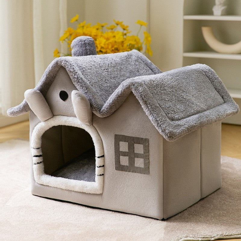 Portable Dog Kennel Cat House – Cozy Nest - FurTrend