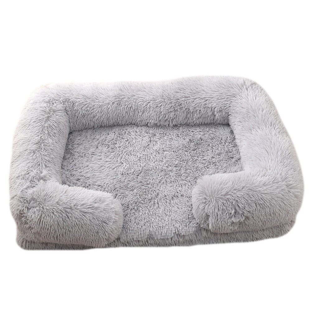 Plush Round Pet Bed - Bed Winter - FurTrend
