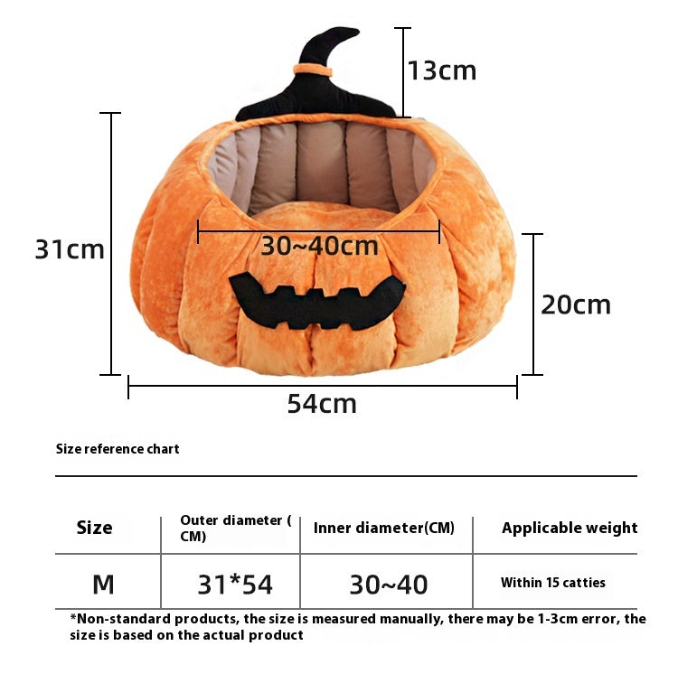 Pumpkin Pet Nest for Halloween - FurTrend