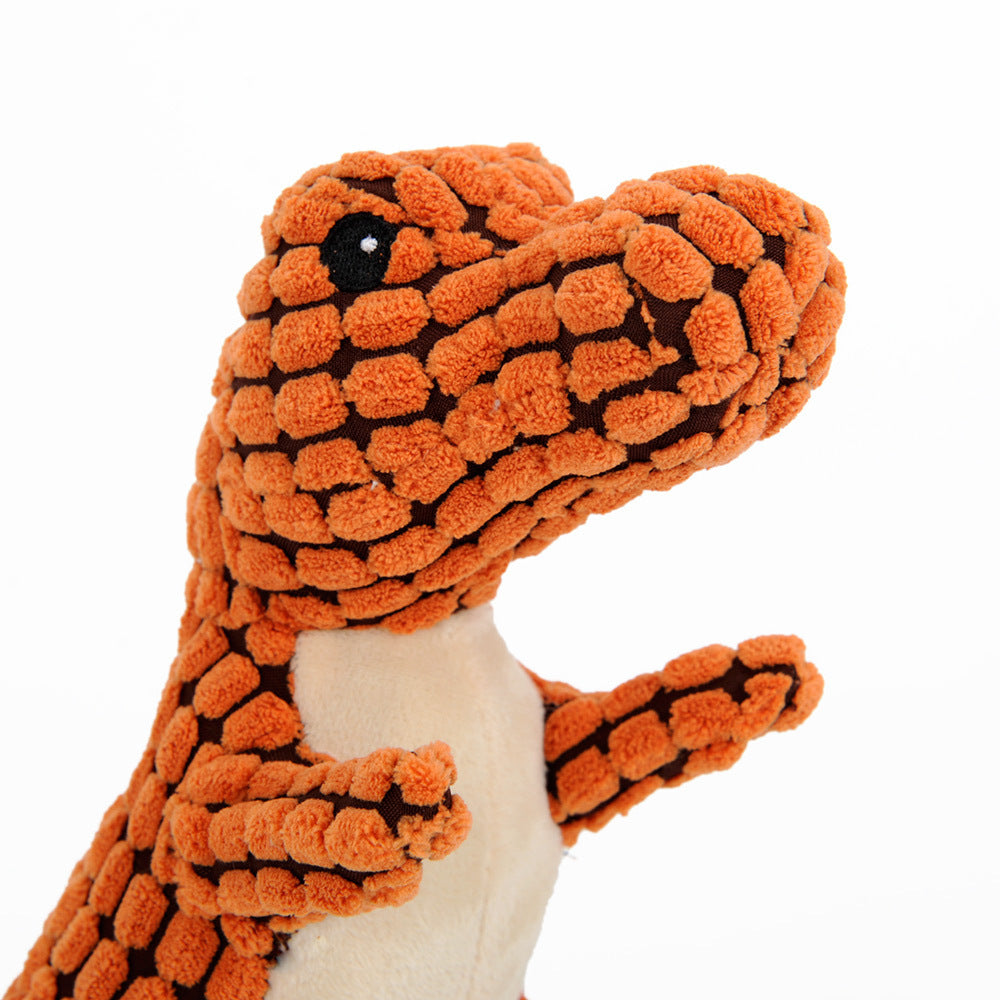 Plush Dinosaur Dog Toys with Squeakers - FurTrend