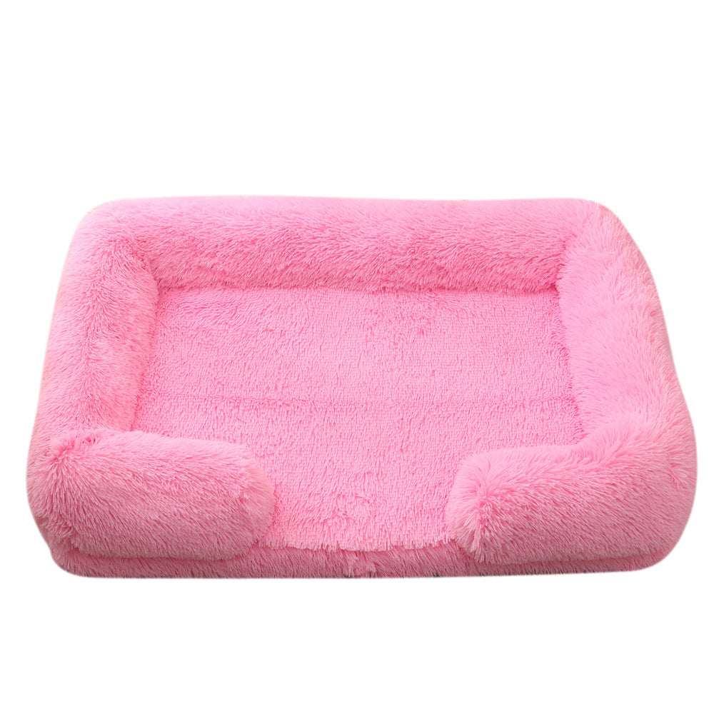 Plush Round Pet Bed - Bed Winter - FurTrend