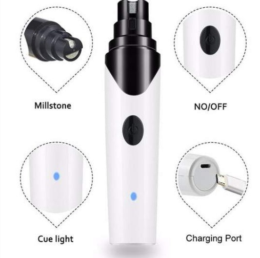 2-in-1 Electric Pet Nail Trimmer & Sharpener for Pet - FurTrend