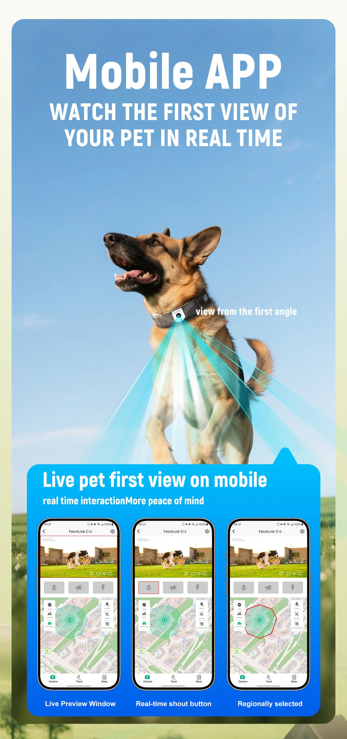 C10 Smart Pet Collar – Health & Activity Tracker - FurTrend