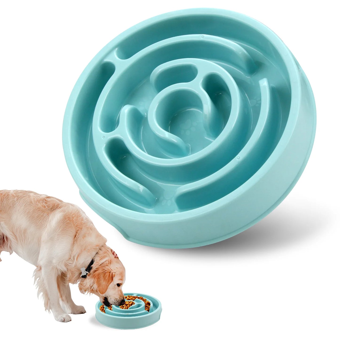 Slow Food Bowl – Non-Slip, Durable, All Pets - FurTrend
