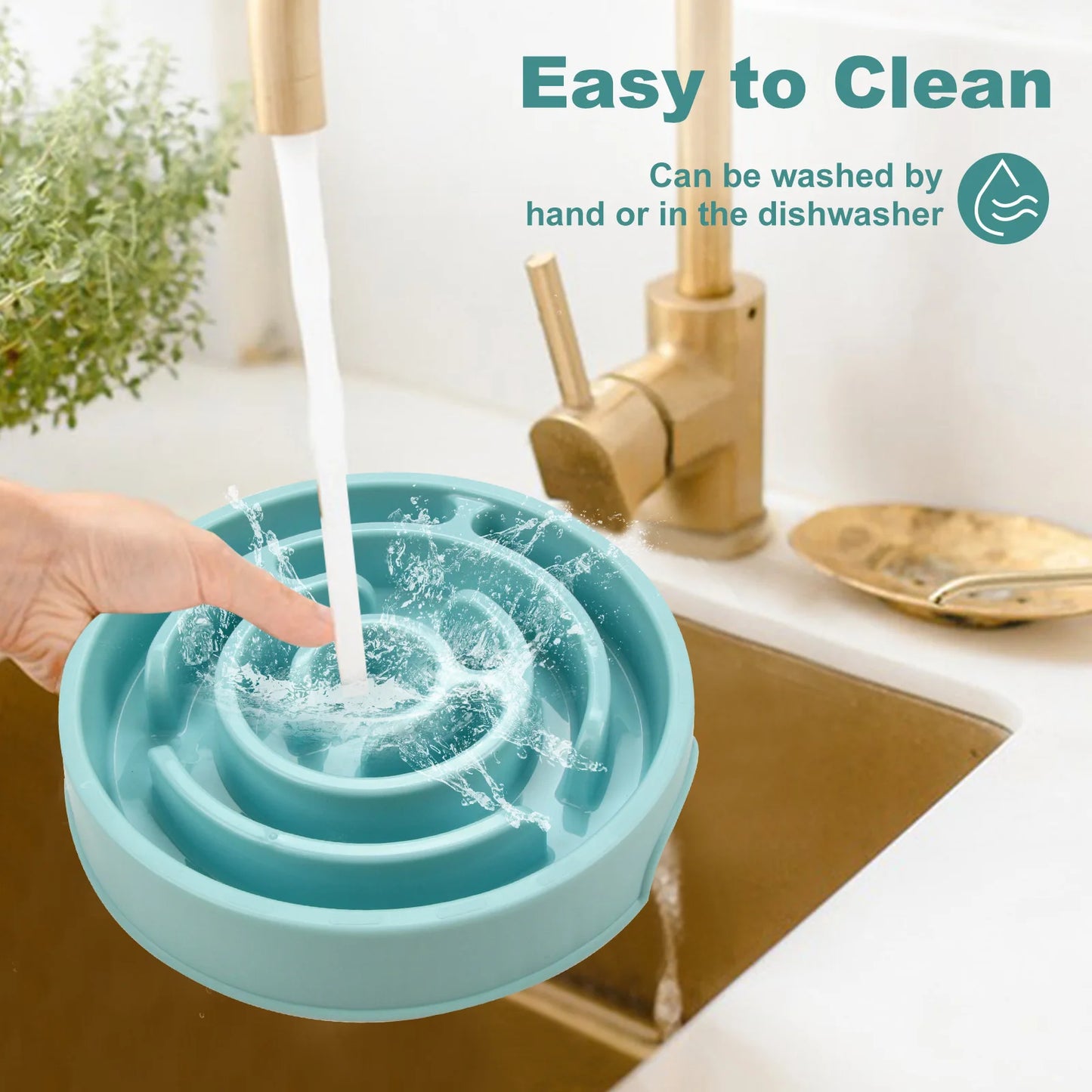 Slow Food Bowl – Non-Slip, Durable, All Pets - FurTrend