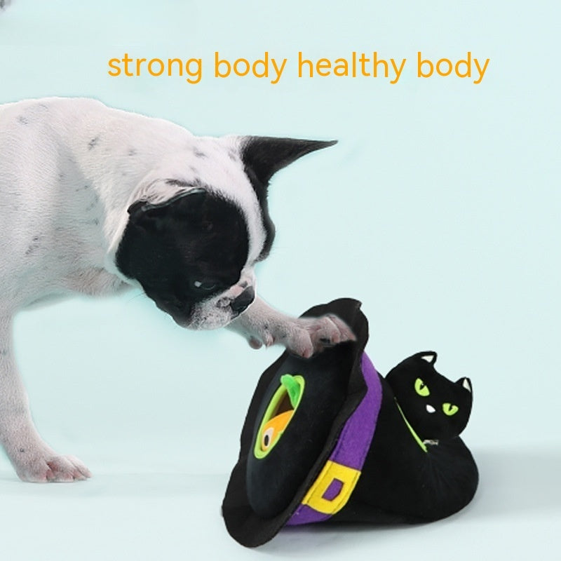 Spooky Halloween Pet Hat with Sound Toy - FurTrend