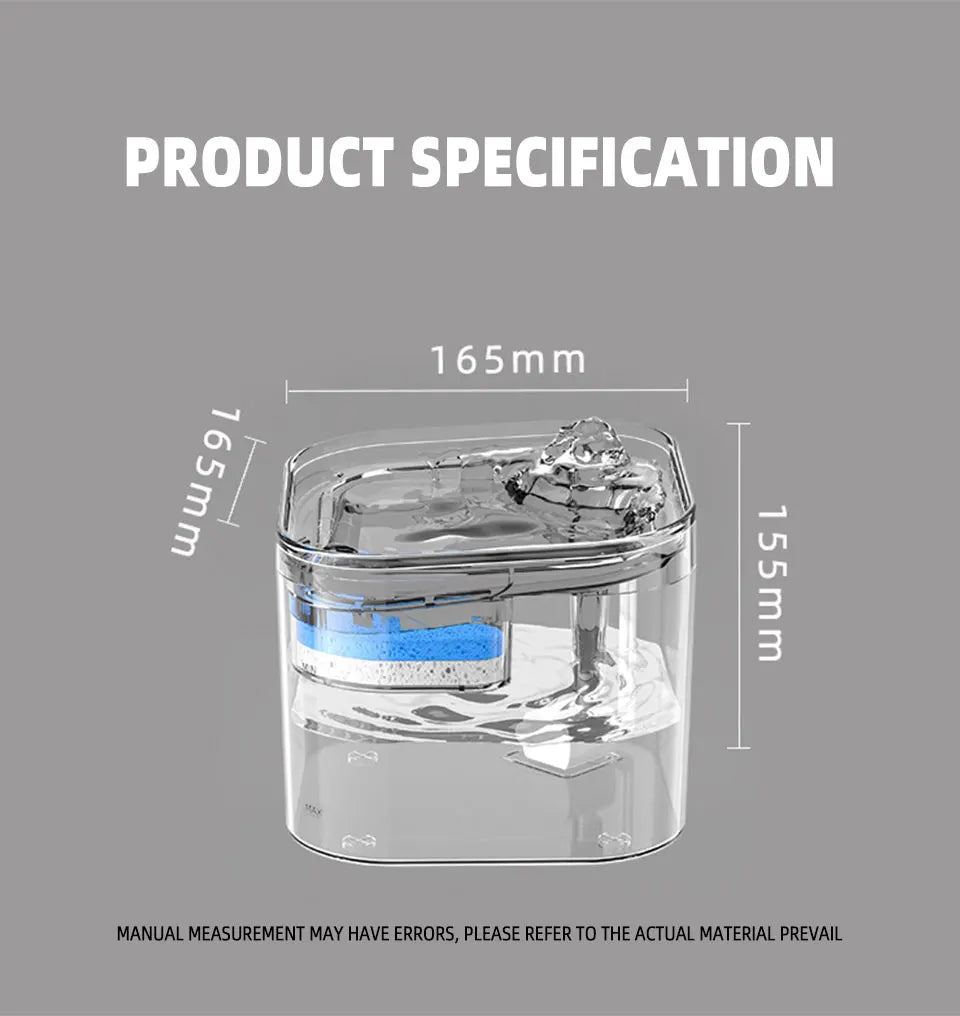 Automatic Pet Water Dispenser for Small & Medium Pets - FurTrend
