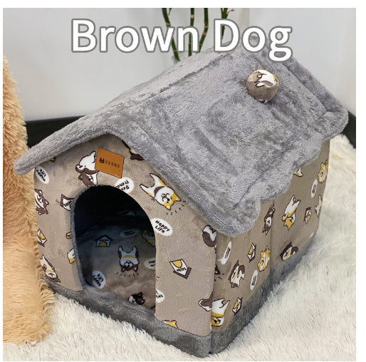 Portable Dog Kennel Cat House – Cozy Nest - FurTrend