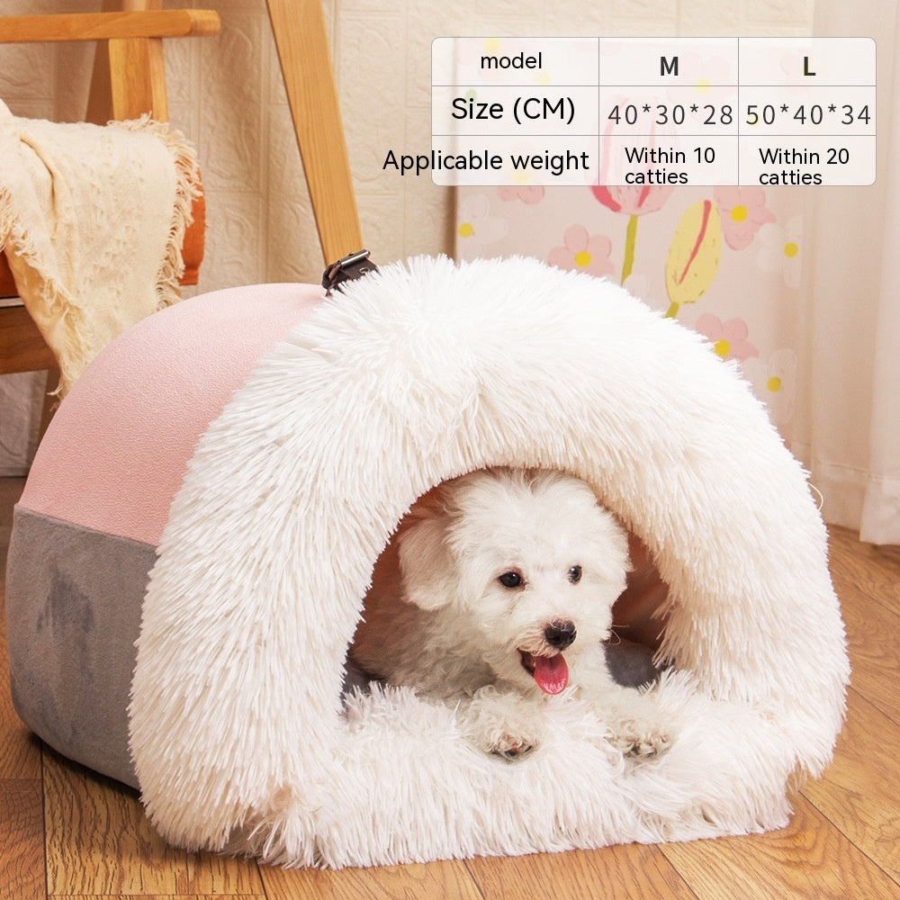 Autumn Winter Pet Nest – Cozy & Moisture-Proof - FurTrend