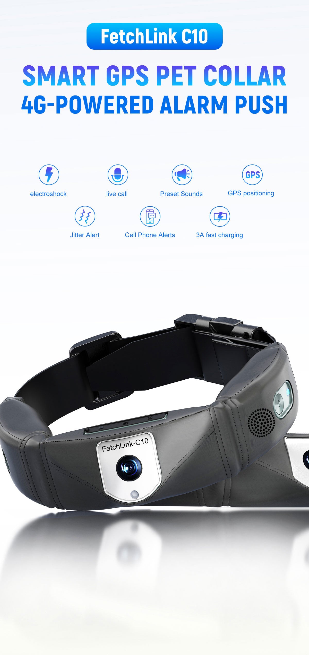 C10 Smart Pet Collar – Health & Activity Tracker - FurTrend