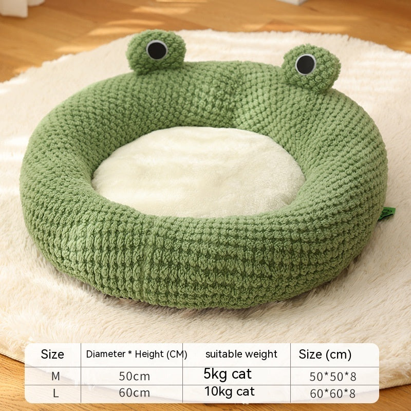 Little Frog Series Plush Pet Nest House - FurTrend