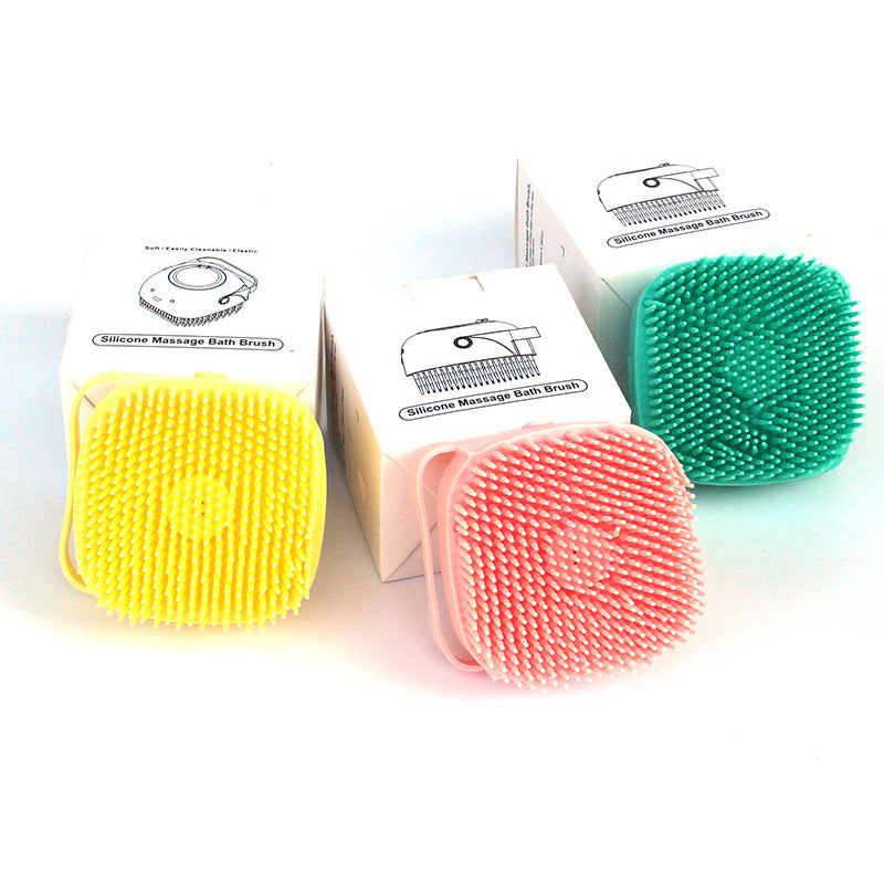 Pet Grooming & Bath Cleaning Silicone Brush