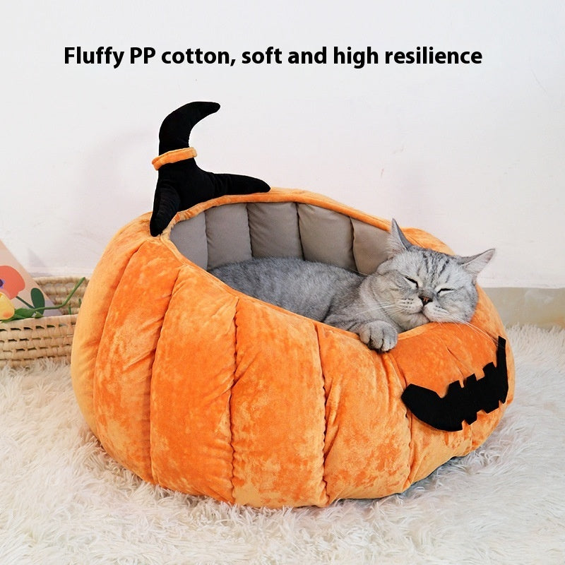 Pumpkin Pet Nest for Halloween - FurTrend