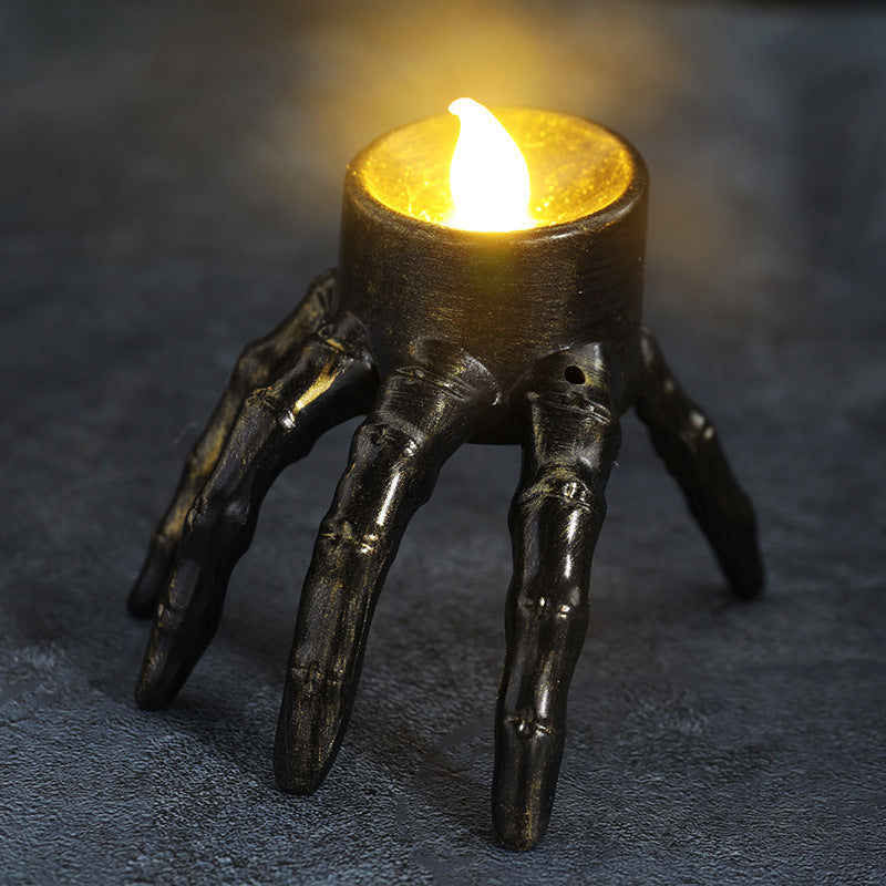 Creepy Skull Candle Lantern for Halloween