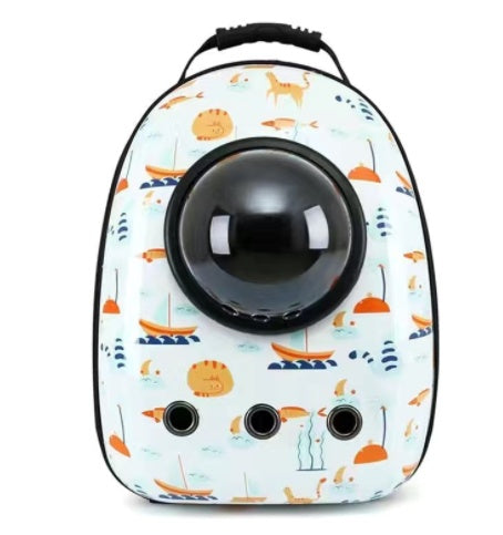 Space Capsule Pet Carrier Bag for Travel - FurTrend