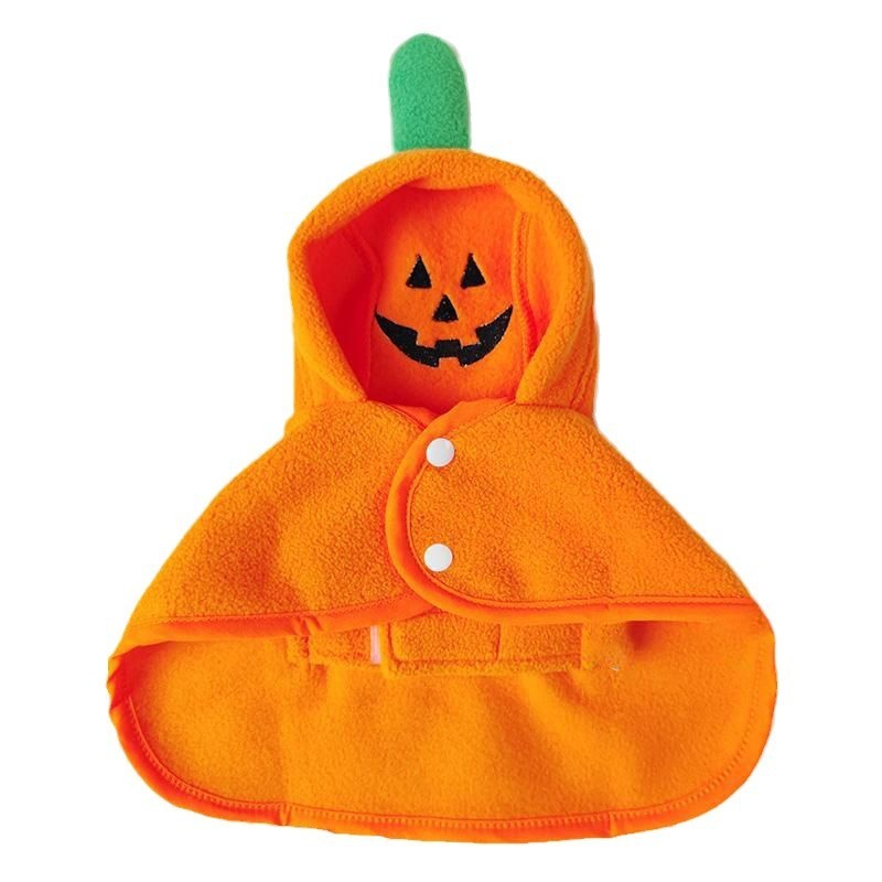 Cute Halloween Pet Cloak – Pumpkin, Ghost & Bat Costume for Dogs & Cats - FurTrend