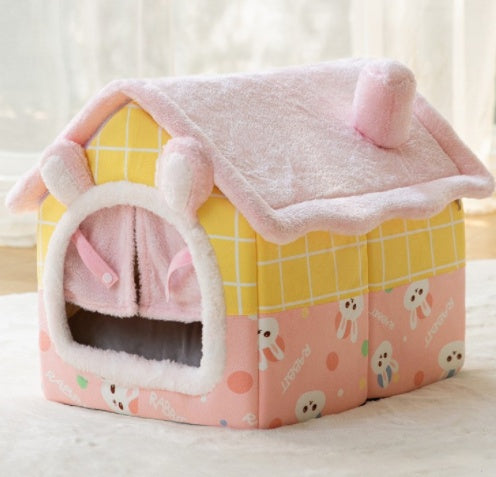Portable Dog Kennel Cat House – Cozy Nest - FurTrend