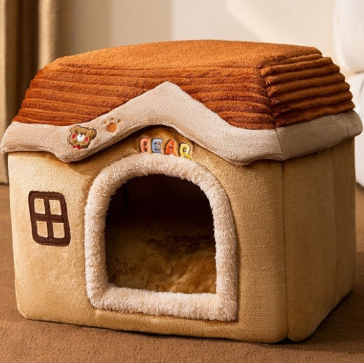 Portable Dog Kennel Cat House – Cozy Nest - FurTrend