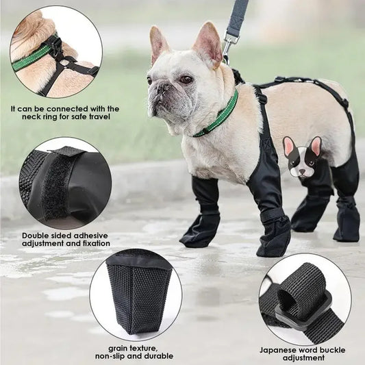 Adjustable Pet Boots for Dogs – Waterproof & Breathable - FurTrend